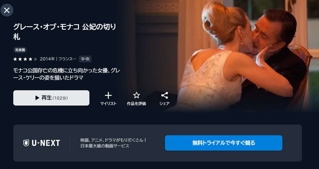 映画「グレース・オブ・モナコ 公妃の切り札」あらすじ・ネタバレ！感想や無料視聴の方法も紹介