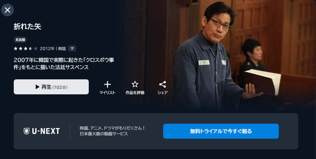 映画「折れた矢」あらすじ・ネタバレ！感想や無料視聴の方法も紹介