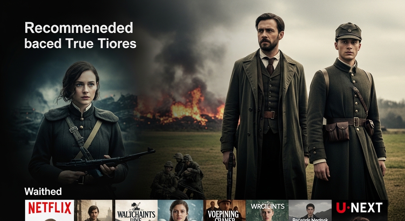 ネトフリ・U-NEXTで見れる戦争映画や時代劇おすすめ実話作品を紹介